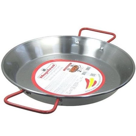 Magefesa Magefesa 01PAPAEPU26 10 in. Carbon on Steel Paella Pan - 2 Servings 01PAPAEPU26